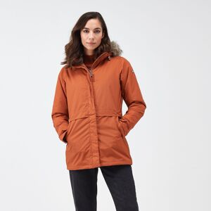 Regatta Women's Waterproof Myla II Fur Trim Parka Jacket Burnt Copper, Size: 16