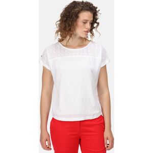 Regatta Women's White Jaida Cotton T-Shirt, Size: 14