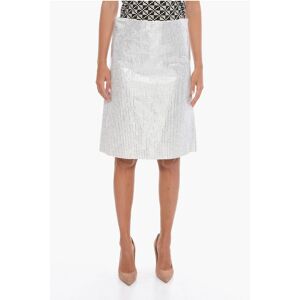 Bottega Veneta A-Line Skirt with Rhinestones All-over size 40 - Female