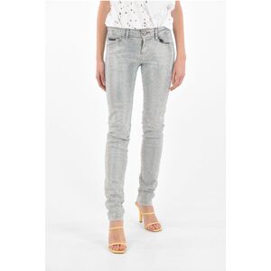 Philipp Plein all-over crystals slim fit jeans size 27 - Female