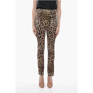 Dolce & Gabbana Animal Patterned Skinny Fit Pants size 40 - Female