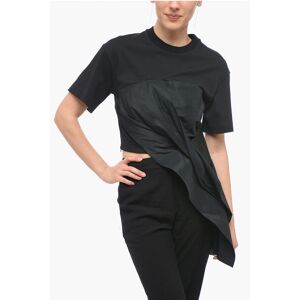 Alexander McQueen Asymmetric T-shirt with Draped Detail size 42 - Female