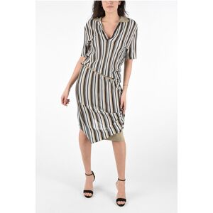 Bottega Veneta Asymmetrical Striped Jaquard Dress size 40 - Female