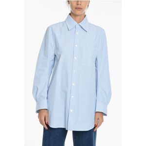 Bottega Veneta Awning Stripe Cotton Shirt with Breast-pocket size 38 - Female