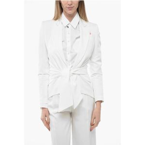 Hebe Studio Belted THE GIRLFRIEND Asymmetric Blazer size 40 - Female