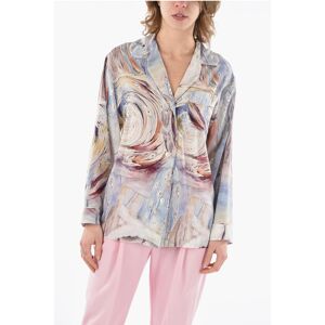 Alexander McQueen BOSCH Printed Silk Pijama Shirt size 38 - Female