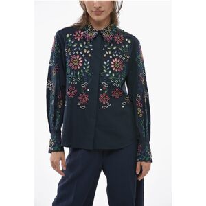 Chloe Broidarie Anglase Shirt with Floral Motif size 46 - Female