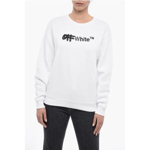 Off-White Brushed Cotton SPRAY Crewneck Sweatshirt size Xs - Female