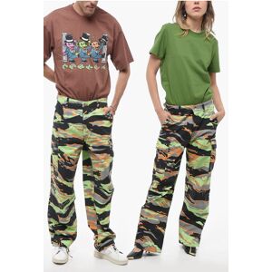 Erl Camouflage Effect Wide Leg UNISEX Cargo Pants size S - Unisex