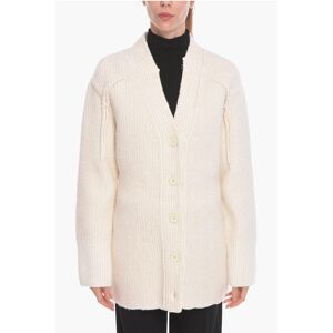 Bottega Veneta Cashmere-blend Ribbed Cardigan size 40 - Female