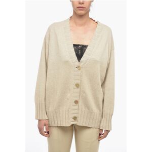 Malo Cashmere Oversized Cardigan with Cuffs size 40 - Female