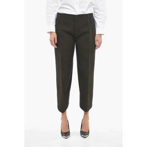 Bottega Veneta Cotton Blend Cropped Pants size 38 - Female