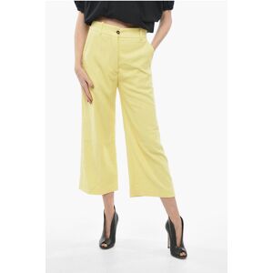 Patou Cotton Blend ICONIC Cropped Fit Pants size 44 - Female