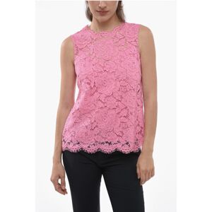 Dolce & Gabbana Crew Neck Lace Tank Top size 42 - Female