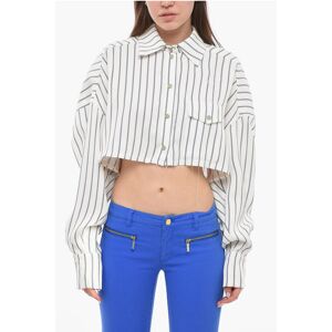 The Mannei Cropped LAMIA Shirt with Asymmetric Design size 38 - Female