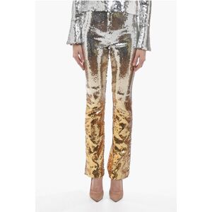 Paco Rabanne Degradè Sequined Pants with Buttoned Ankles size 40 - Female