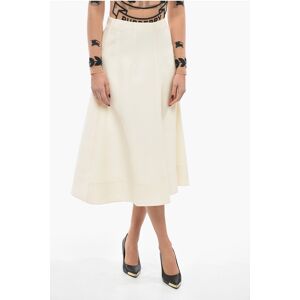 Lanvin Flared Midi Skirt with Side Zip size 40 - Female