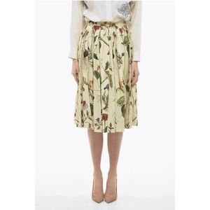 Paul Harnden Shoemakers Flared Pleated Skirt with Floral Print size S - Female