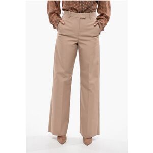 Valentino Front-pleated Wide-leg Pants size 40 - Female