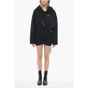 Off-White Hoodie FOR ALL Dress In Brushed Cotton size S - Female