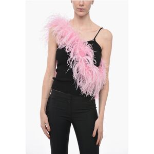 The Attico Knitted Tank Top with Feathers Detail size 38 - Female