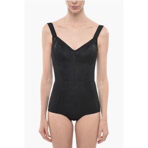 Dolce & Gabbana Lace See Through Bodysuit with Sweetheart Neckline size 42 - Female