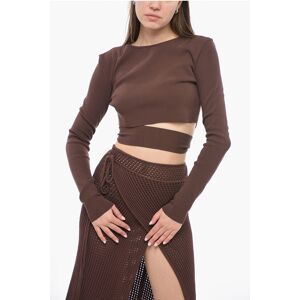 ANDREĀDAMO Long-sleeved Top With Cut-Out Detail size M - Female