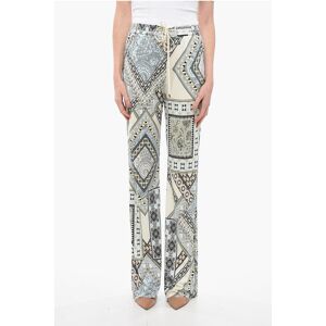 Etro Printed Leisure Pants With Drawstrings size 46 - Female