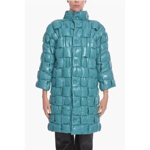 Bottega Veneta Quilted Intreccio leather Coat size S - Female