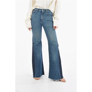 Chloe Raw Cut Bottom Flared Fit Jeans 34cm size 44 - Female