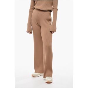 Chloe Ribbed Cashmere Blend Palazzo Pants size S - Female