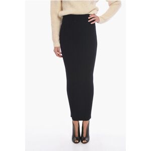 Balenciaga Ribbed Knit Maxi Pencil Skirt size S - Female
