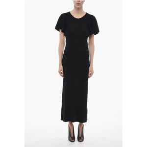 Chloe Ribbed Wool Maxidress with Cut-outs size S - Female