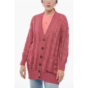 Brunello Cucinelli Sequined Flax Blend Crochet Cardigan size S - Female