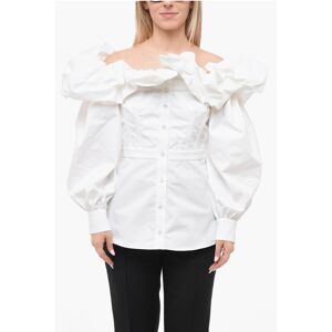 Alexander McQueen Shirt with Frilled Neckline size 40 - Female