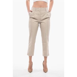 Prada Single-pleated PANAMA Chinos Pants size 44 - Female