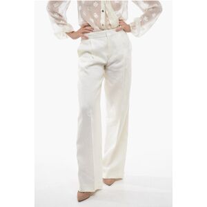 Chloe Single-pleated Pure Linen Palazzo Pants size 40 - Female