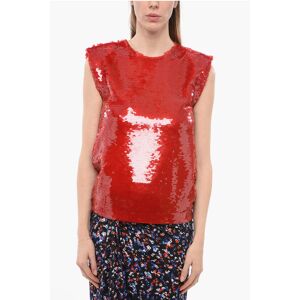 Philosophy Sleeveless Sequined Top size 42 - Female