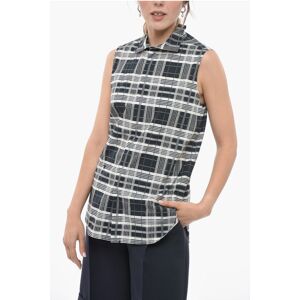 Christian Dior Sleeveless Shirt with District Check Motif size 44 - Female