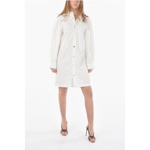 Bottega Veneta Snap Button COMPACT Shirt Dress size 36 - Female