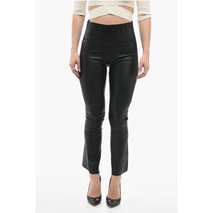 SPRWMN Soft-leather Flared Leggings with High Waist size Xs - Female