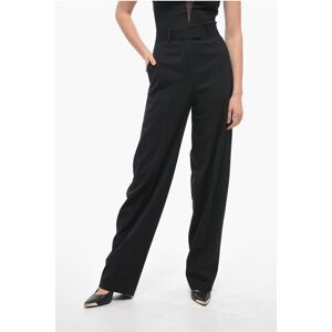 The Attico Straight-fit JAGGER Pants with Front Pleats size 40 - Female