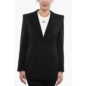 Versace Virgin Wool Blazer with Flap Pockets size 44 - Female