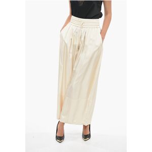 Jil Sander Viscose Baggy Pants with Drawstrings size 42 - Female