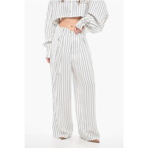 The Mannei Wide Leg MOSCATO Pants with Striped Pattern size 42 - Female