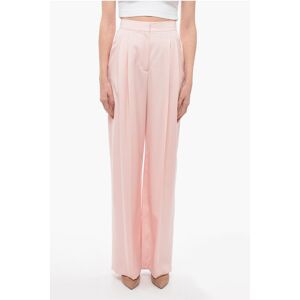 Alexander McQueen Wool Wide-leg Pants with Pleats size 40 - Female