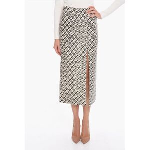 Dodo Bar Or Woven Leather POLY Skirt size 40 - Female