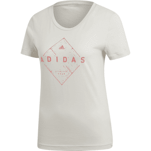 adidas Womens Emblem T-Shirt Size: Large, Colour: Beige