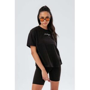 Hype Womens Black Scribble Boxy Tee & Cycling Shorts Set Size: UK 6, Colour: Black