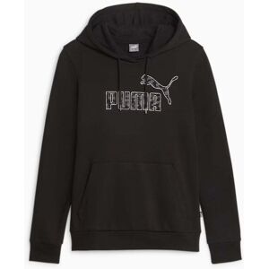 Puma Womens ESS+ Animal Hoodie Colour: Black, Size: Small